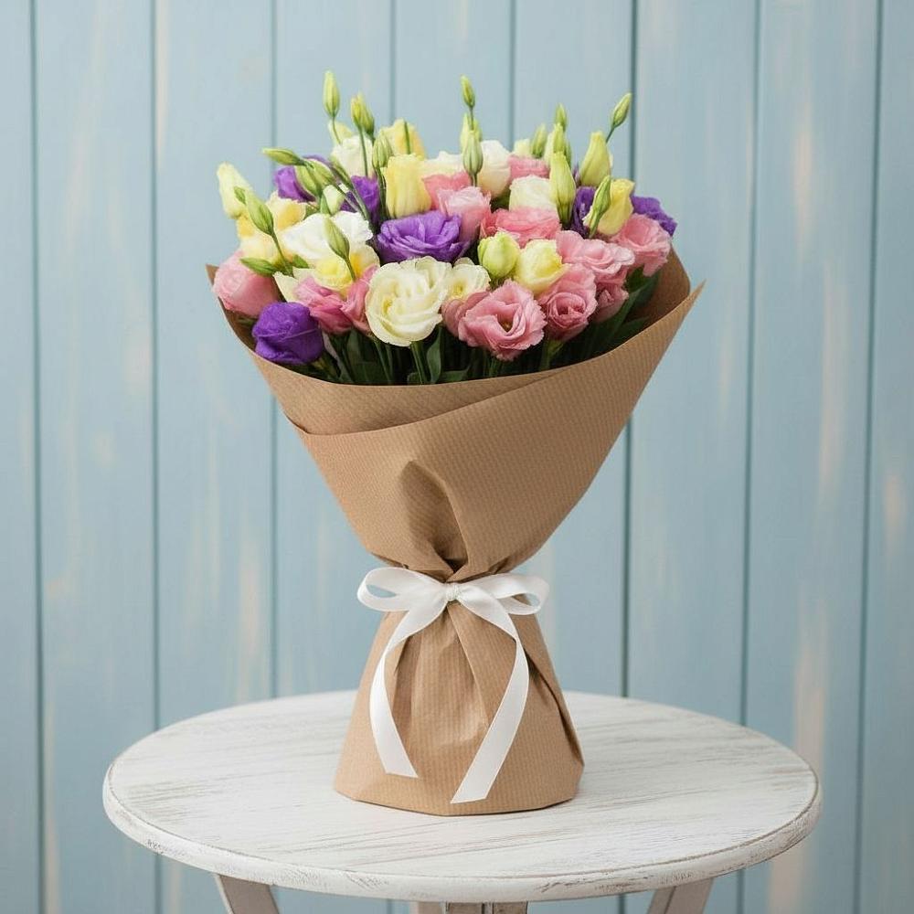 Букет цветов из: Лизиантусы в Холм-Жирковский