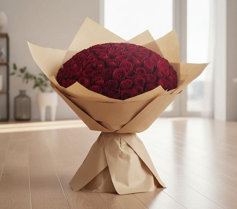 Букет 101 Красная роза в Холм-Жирковский