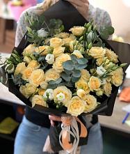 Букет цветов из:  Розы и Лизиантусы #REPLACE_PRED# Холм-Жирковский