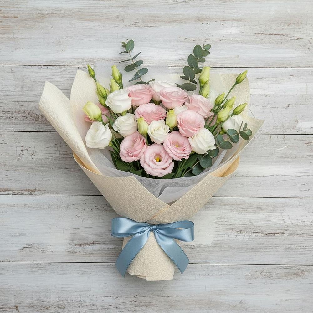 Букет цветов из: Лизиантусы в Холм-Жирковский